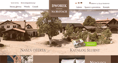 Desktop Screenshot of dworeknablotach.pl